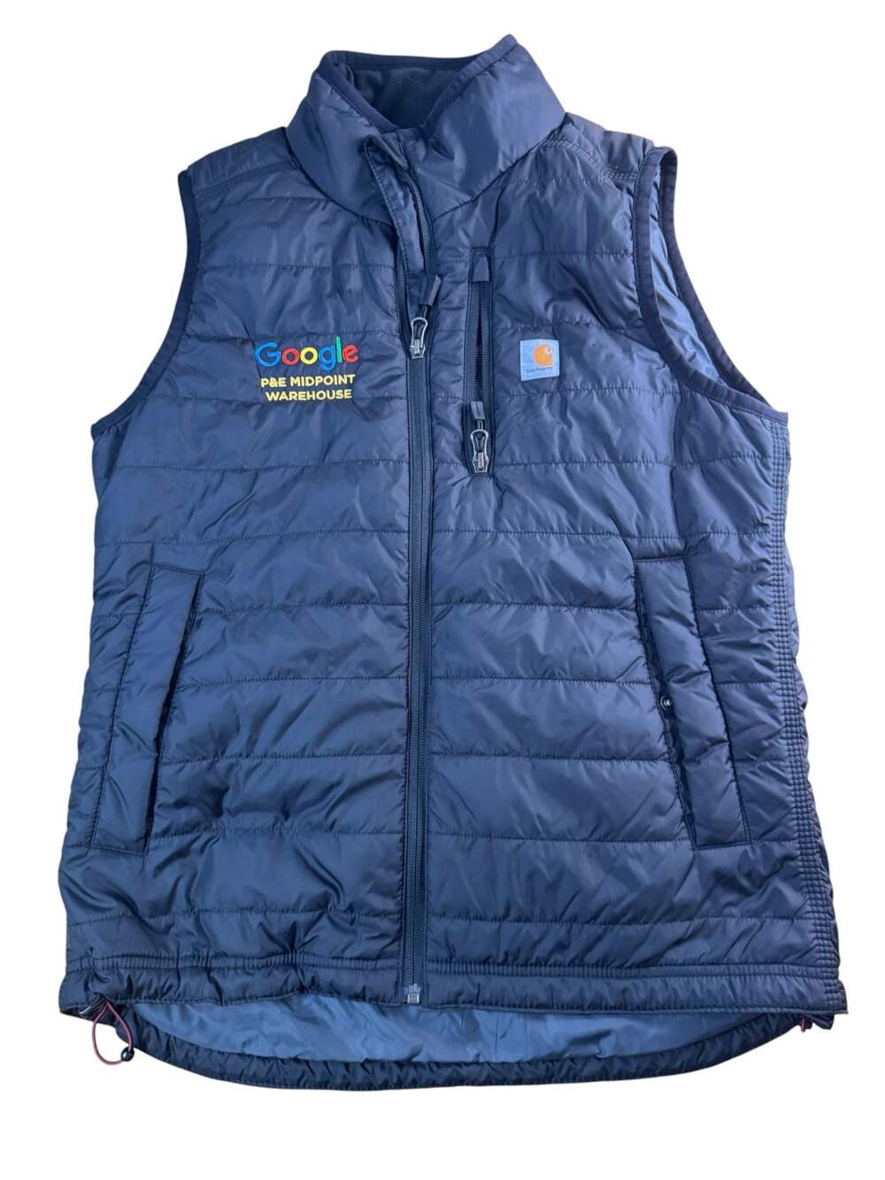 Carhartt Women's Rain Defender Relaxed Fit Gilliam Vest Navy Google P&E Midpoint